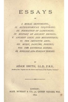 The Essays of Adam Smith