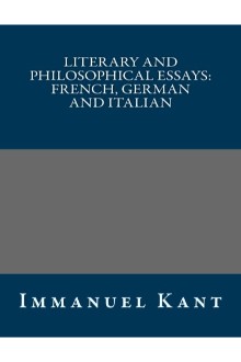 Literary and Philosophical Essays: French, German and Italian