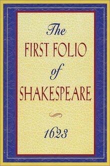First Folio by William Shakespeare